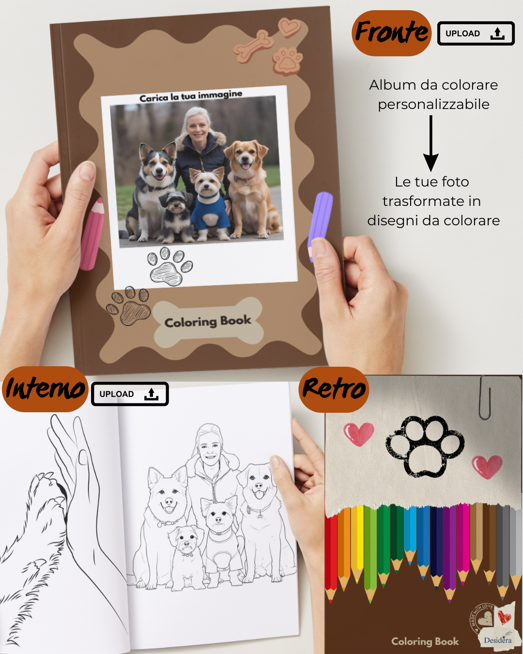 Album da colorare | Personalizzabile