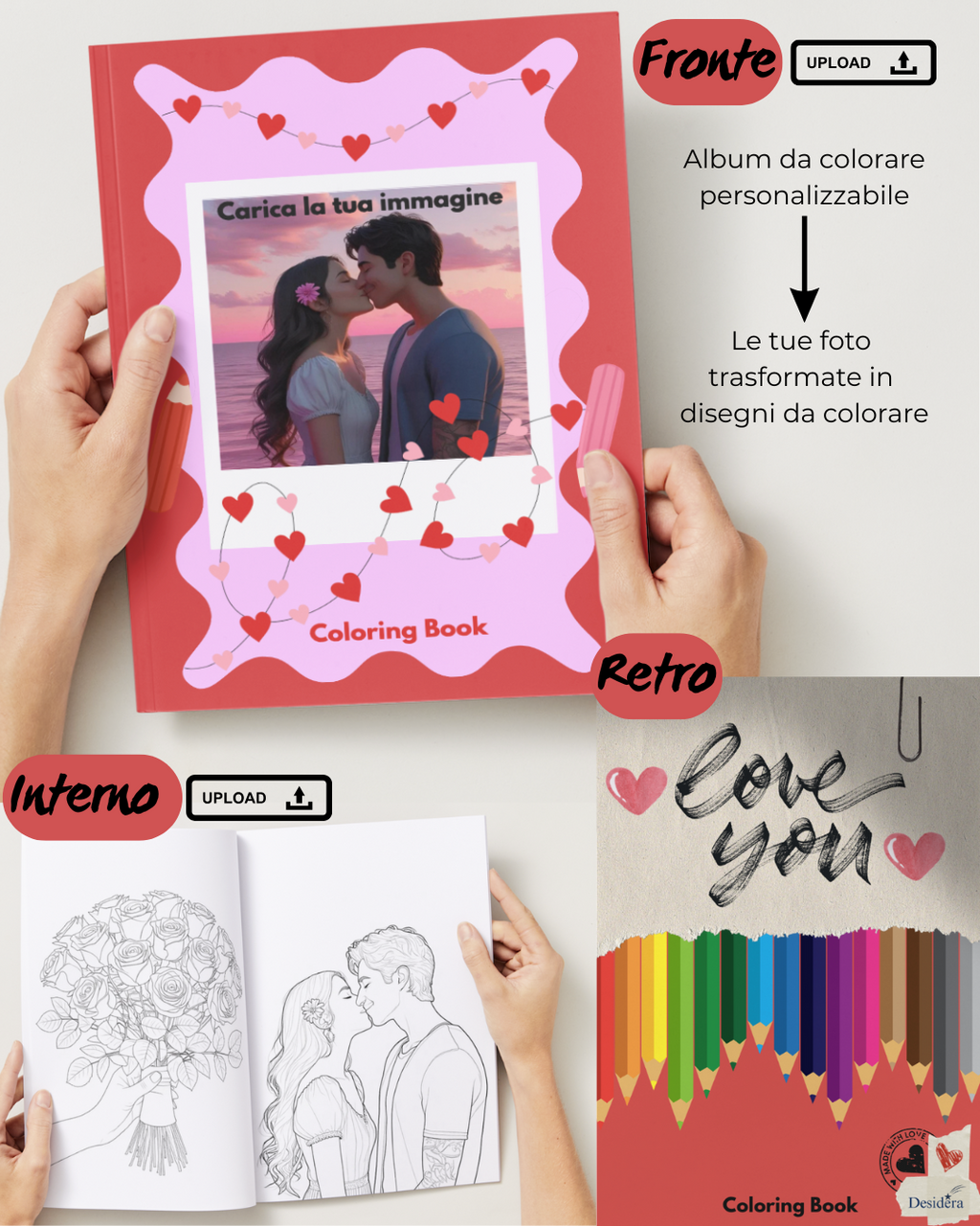 Album da colorare | Personalizzabile
