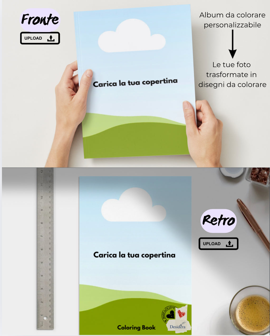 Album da colorare | Personalizzabile