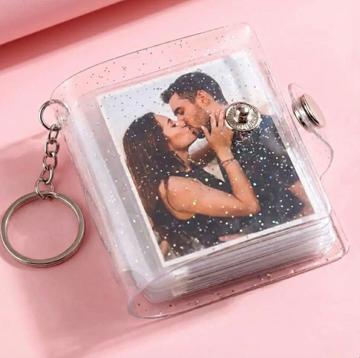 Portachiavi Mini Album Fotografico - Personalizzabile con le Tue Foto