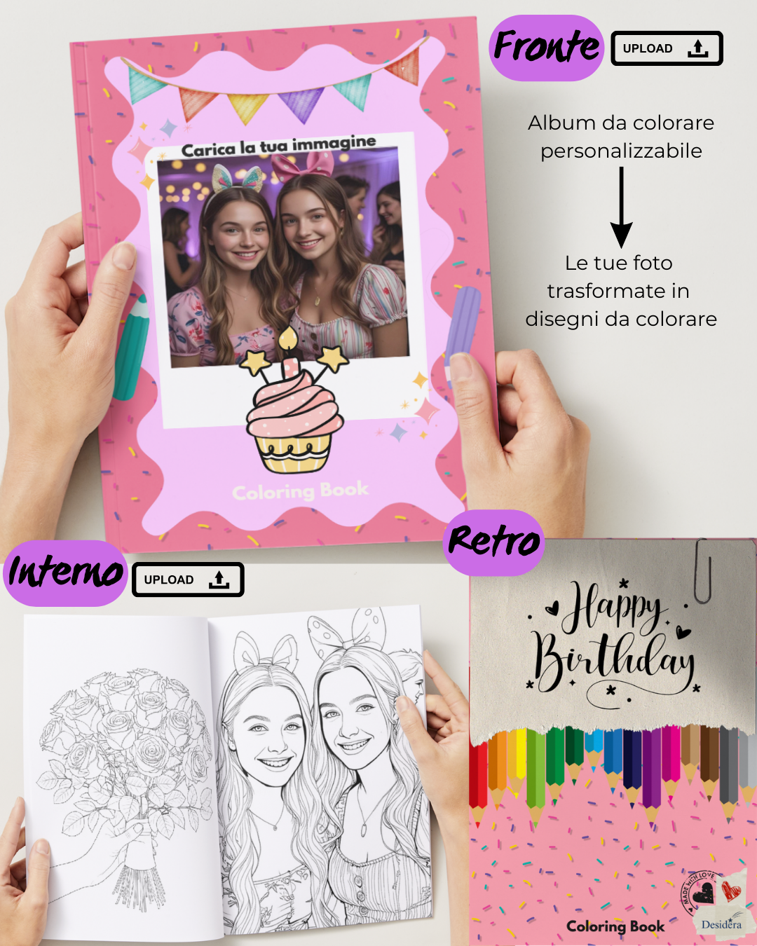 Album da colorare | Personalizzabile
