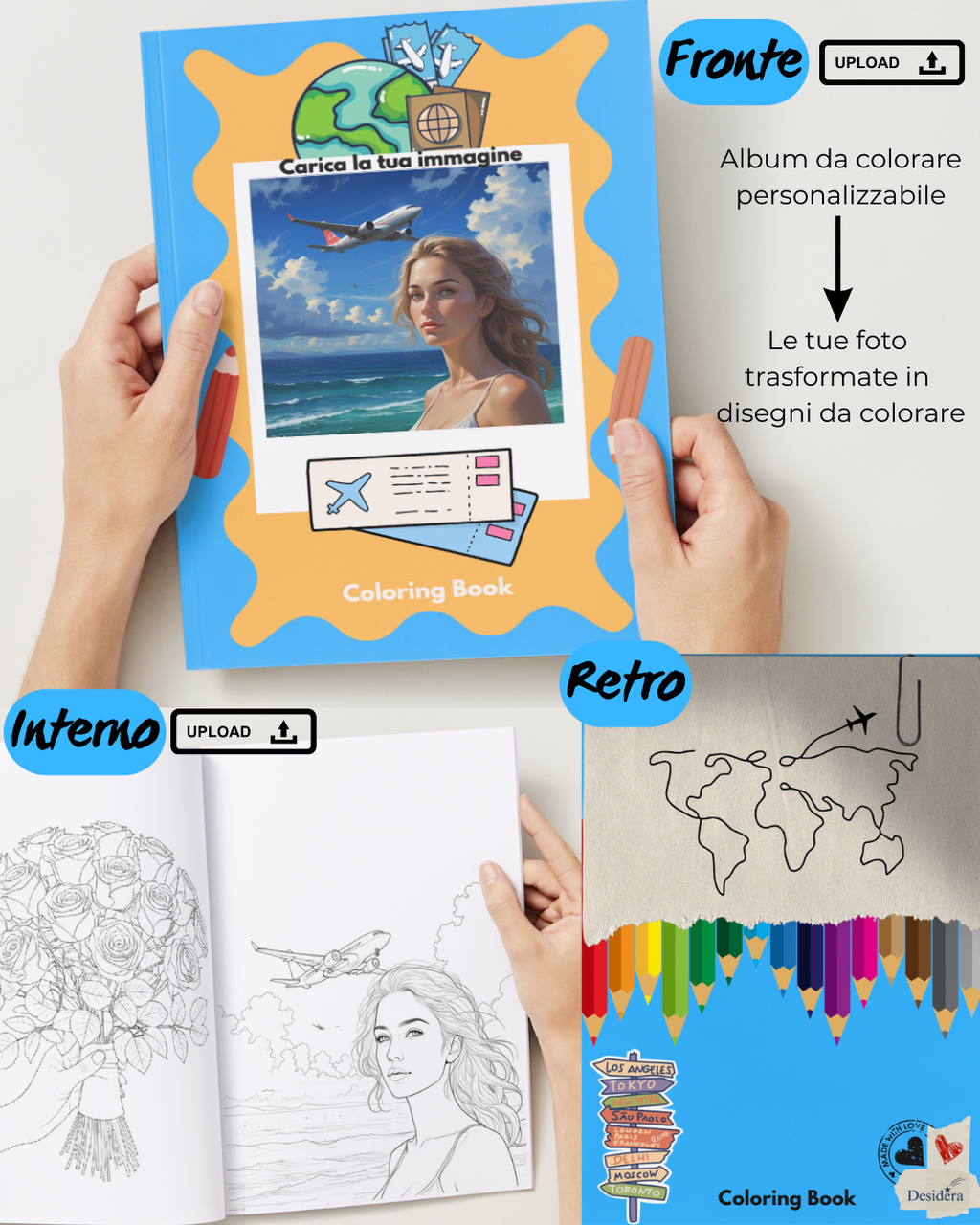 Album da colorare | Personalizzabile