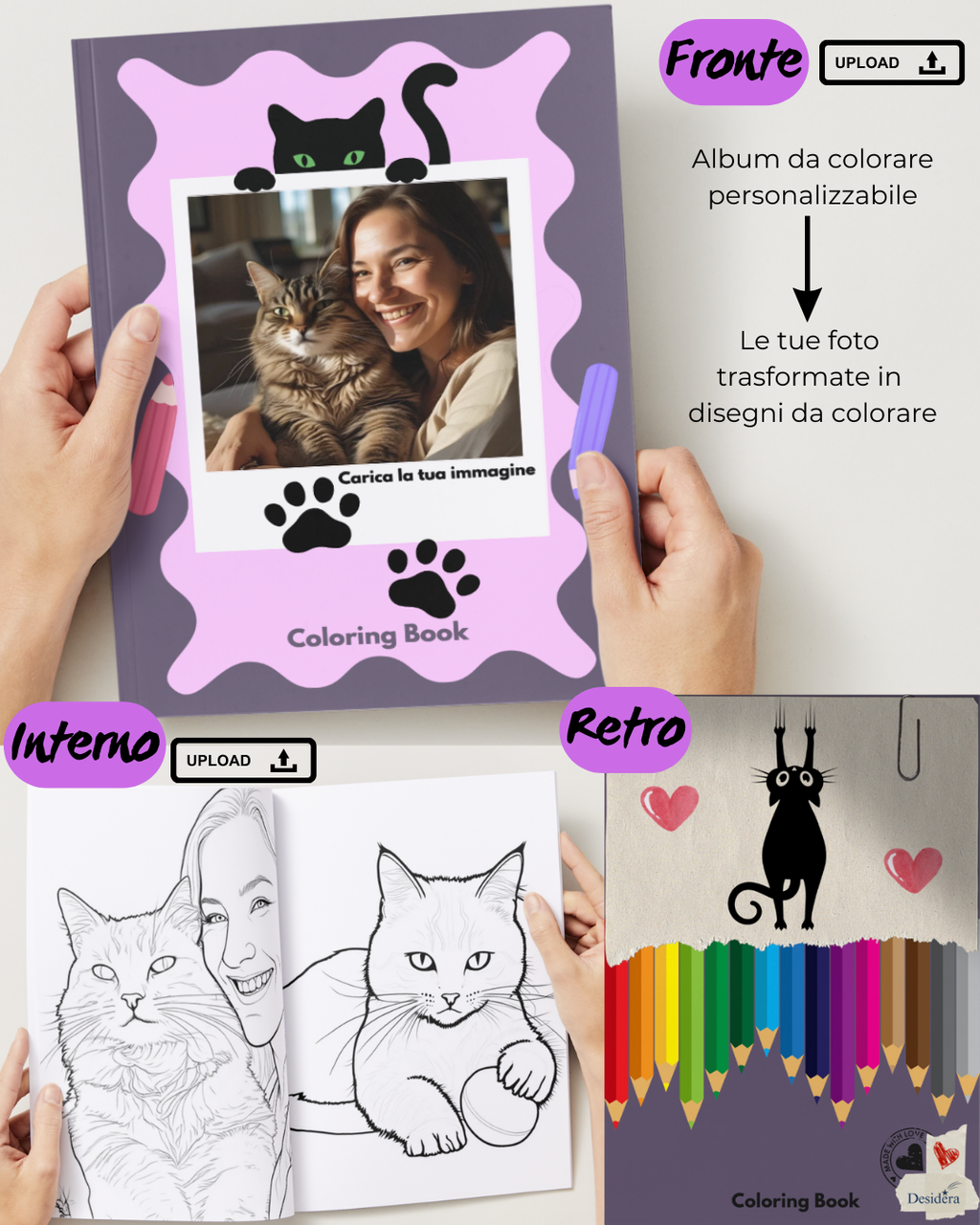 Album da colorare | Personalizzabile