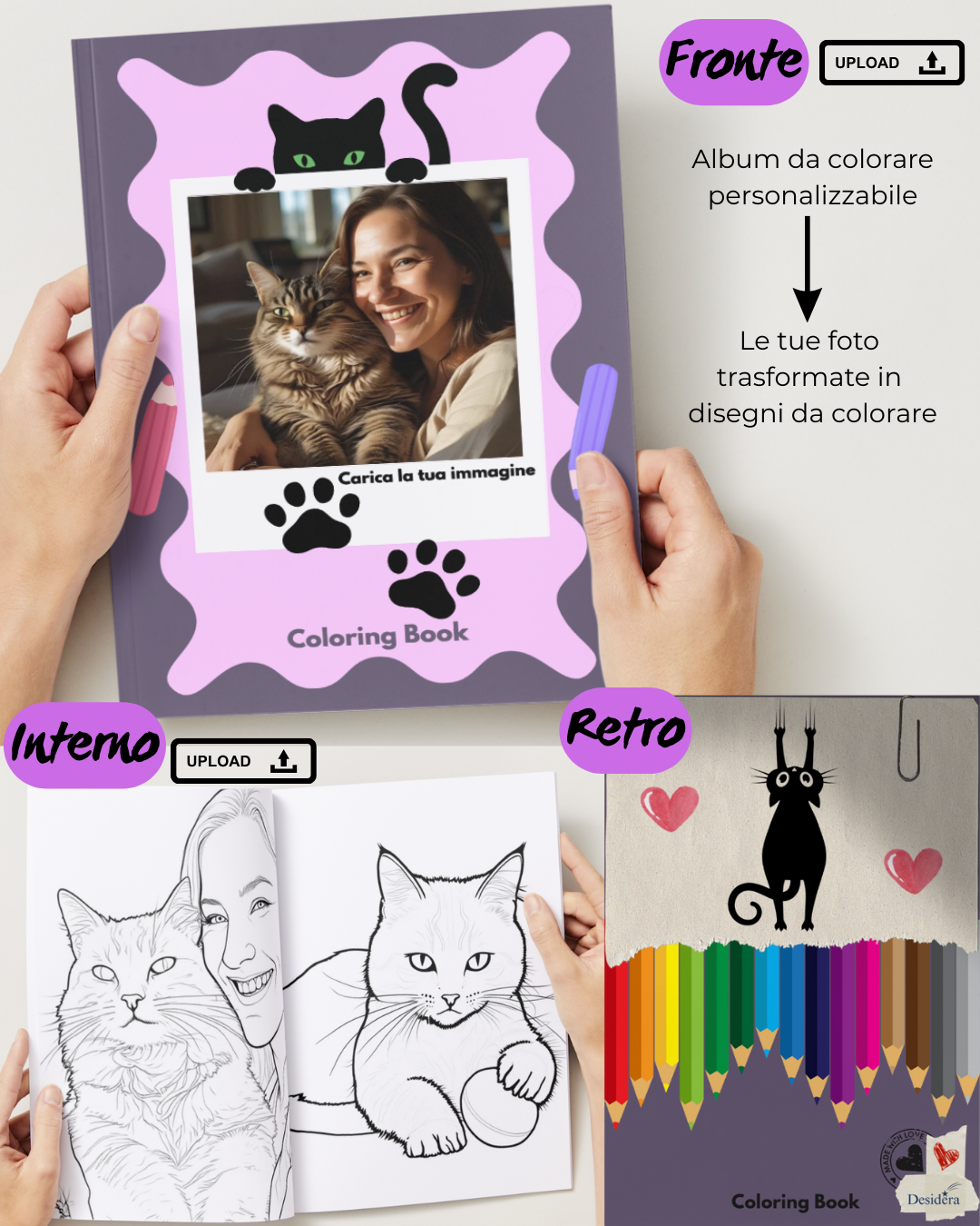 Album da colorare | Personalizzabile