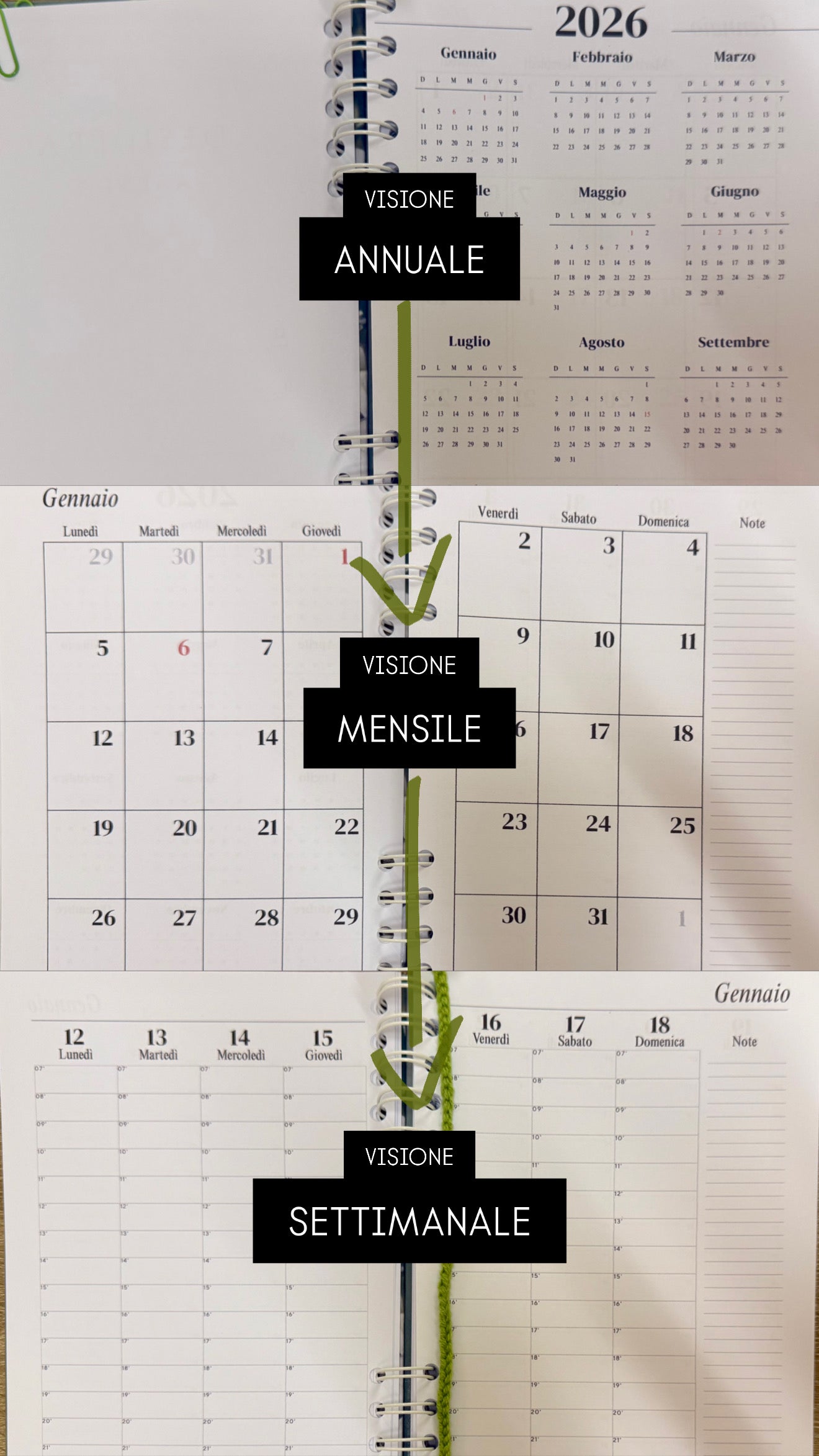 Agenda 2026 Personalizzabile| Annuale